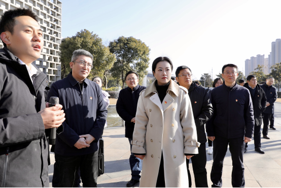 坚持党建引领 奋力争先创优丨市领导调研交通产业Ezpay党建、人才工作